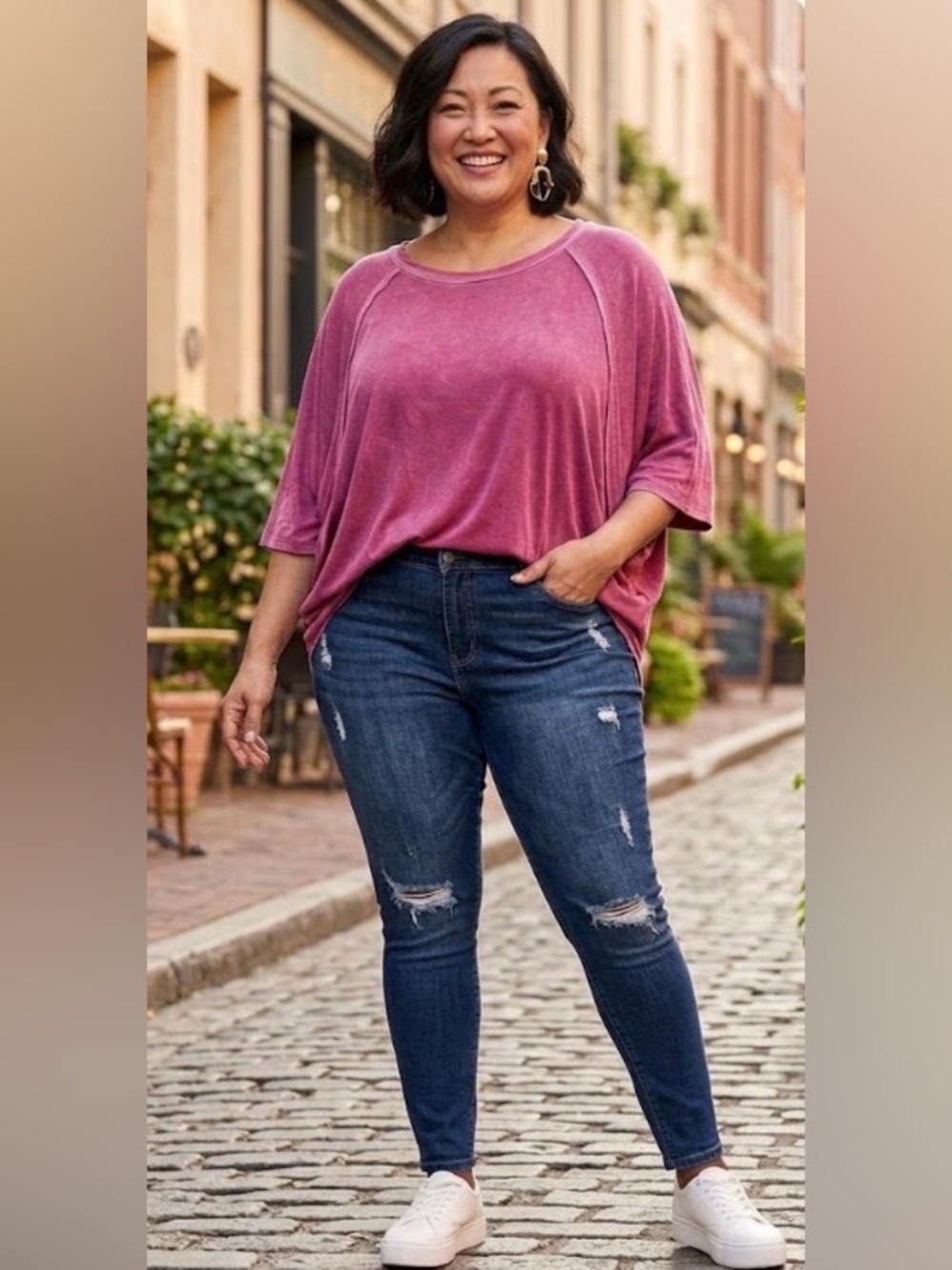 LA MIEL Relaxed Tunic Top